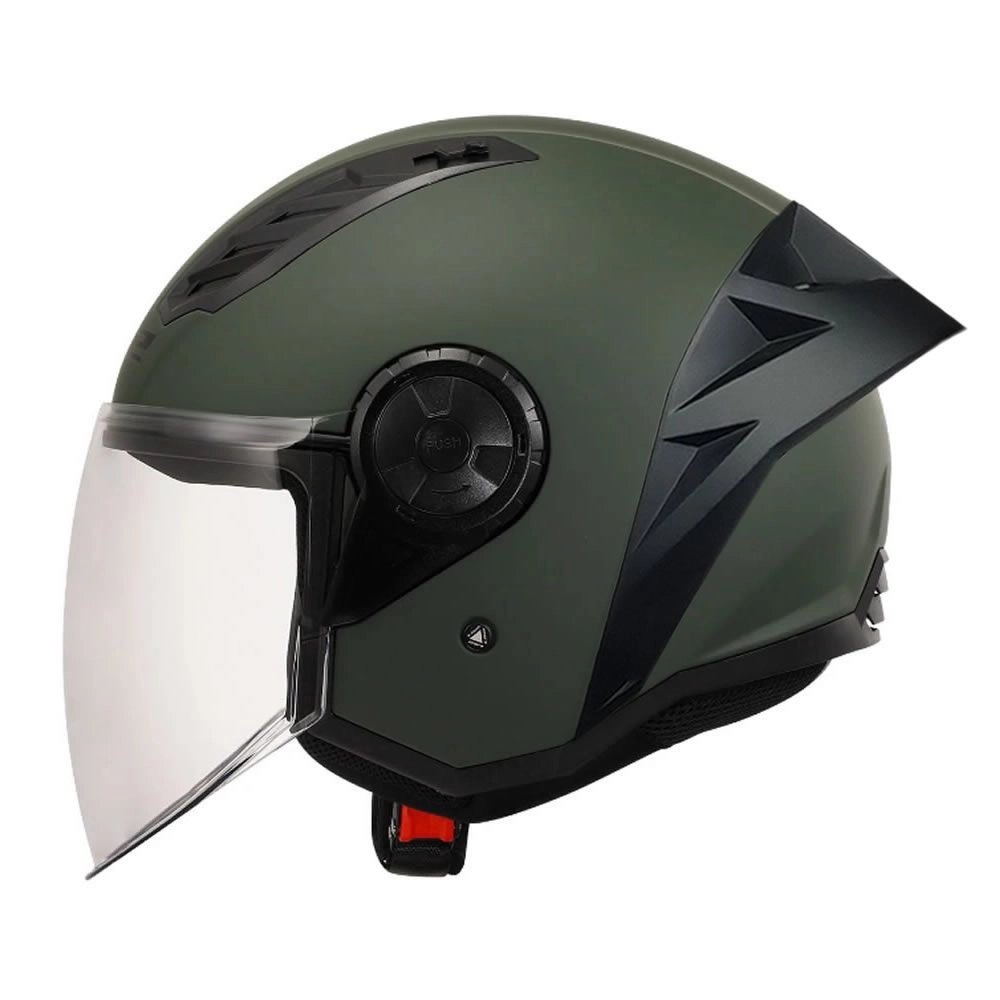 CASCO LS2 OF616 AIRFLOW II VERDE MILITAR