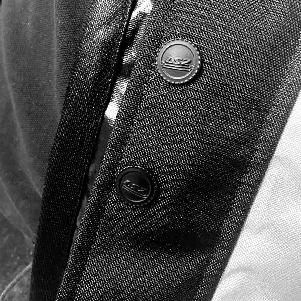 CHAQUETA LS2 SCOUT FOUR SEASON NEGRA GRIS NARANJA