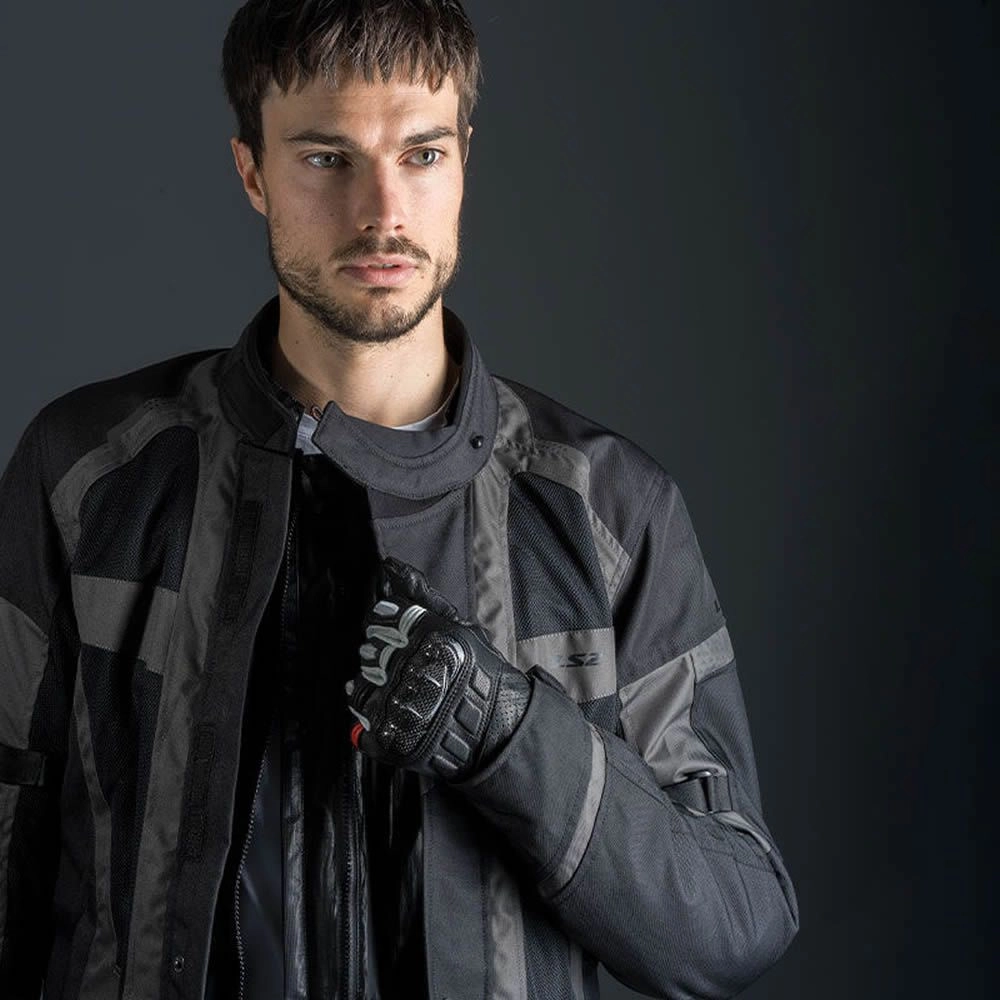 CHAQUETA LS2 SCOUT FOUR SEASON NEGRA GRIS