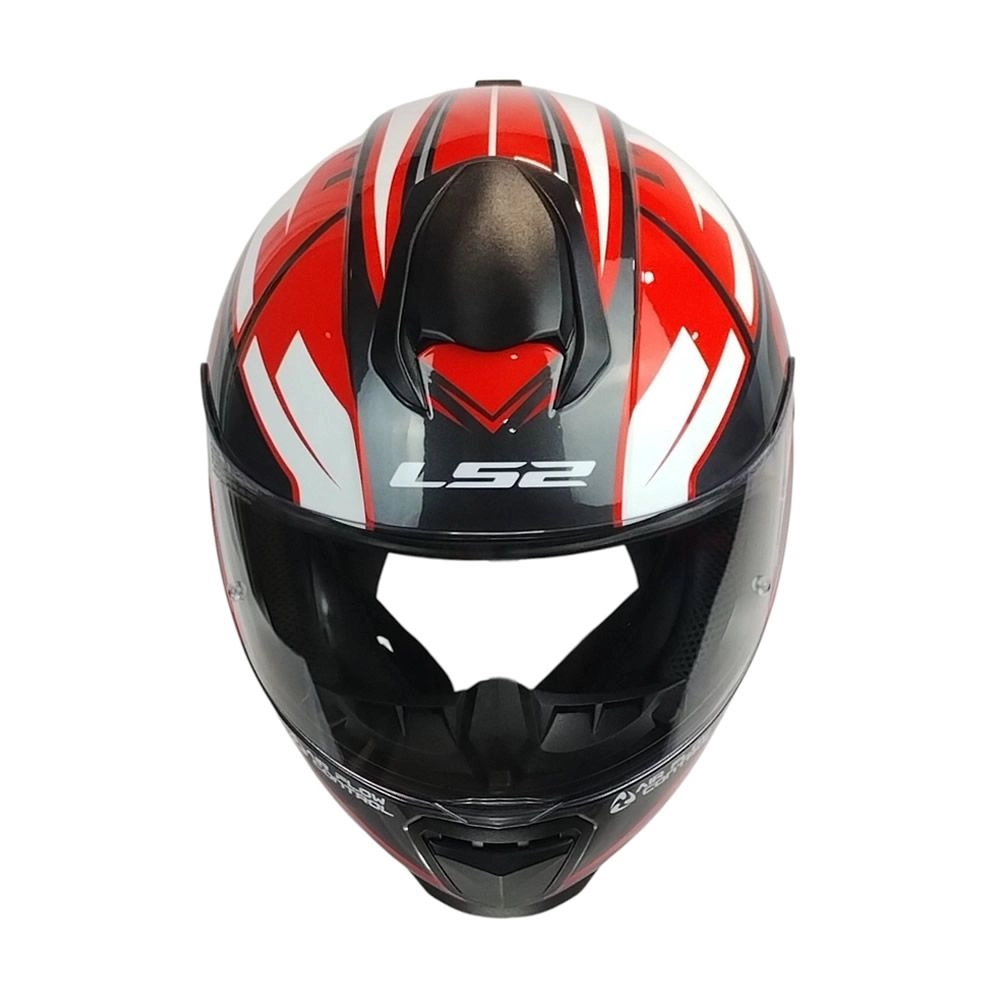 CASCO LS2 FF802 FLASH II IMPACT ROJO BLANCO