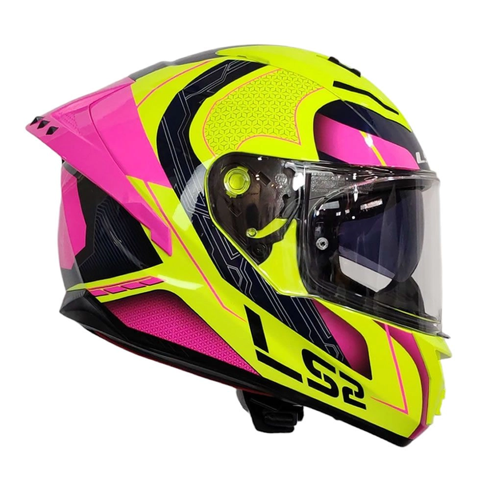 CASCO LS2 FF806 FUSION NEXUS AMARILLO ROSA