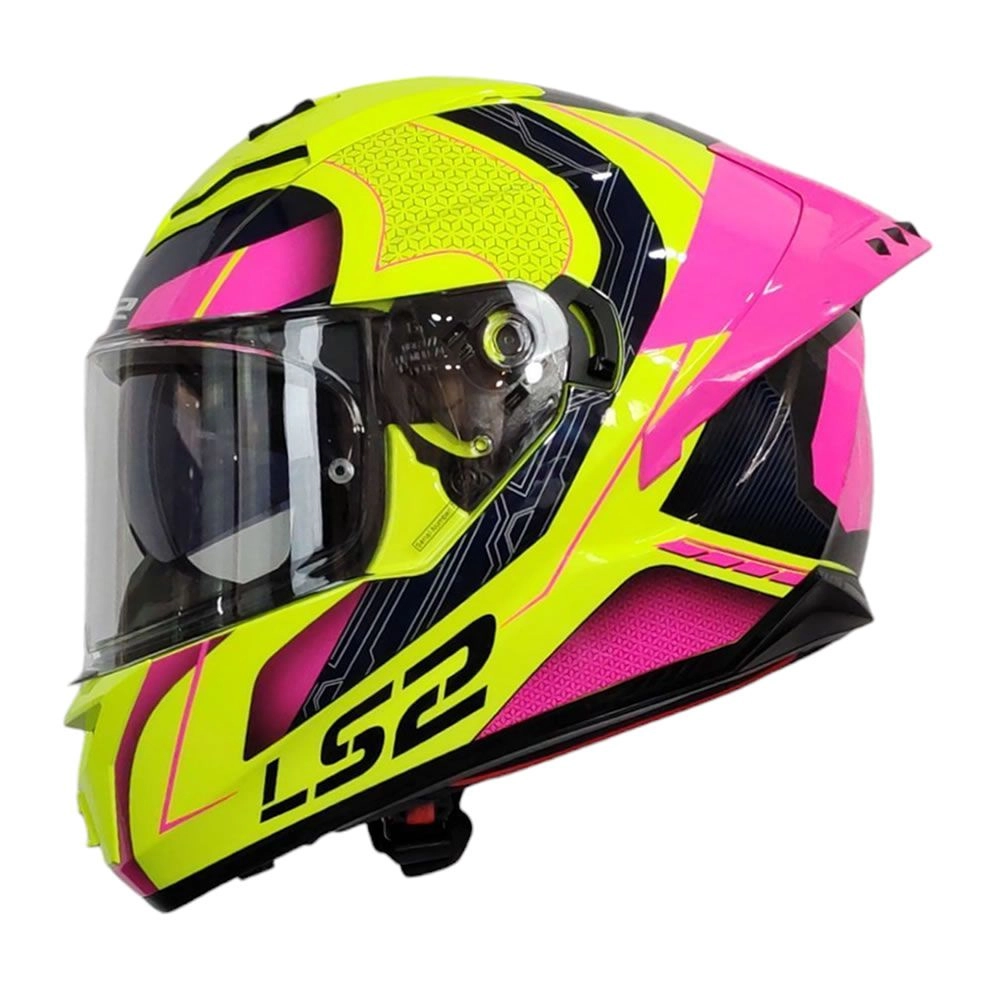 CASCO LS2 FF806 FUSION NEXUS AMARILLO ROSA