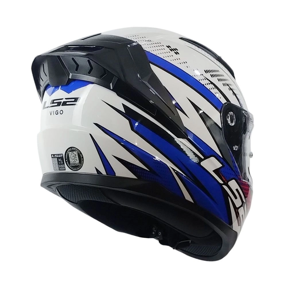 CASCO LS2 FF810 VIGO FLIGHT BLANCO AZUL ROJO