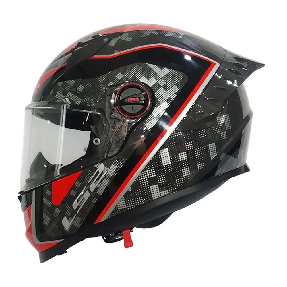 CASCO LS2 FF816 COSMOS STRIKE GRIS ROJO