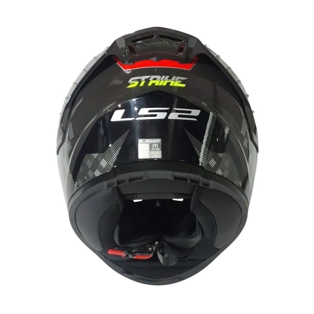CASCO LS2 FF816 COSMOS STRIKE GRIS ROJO