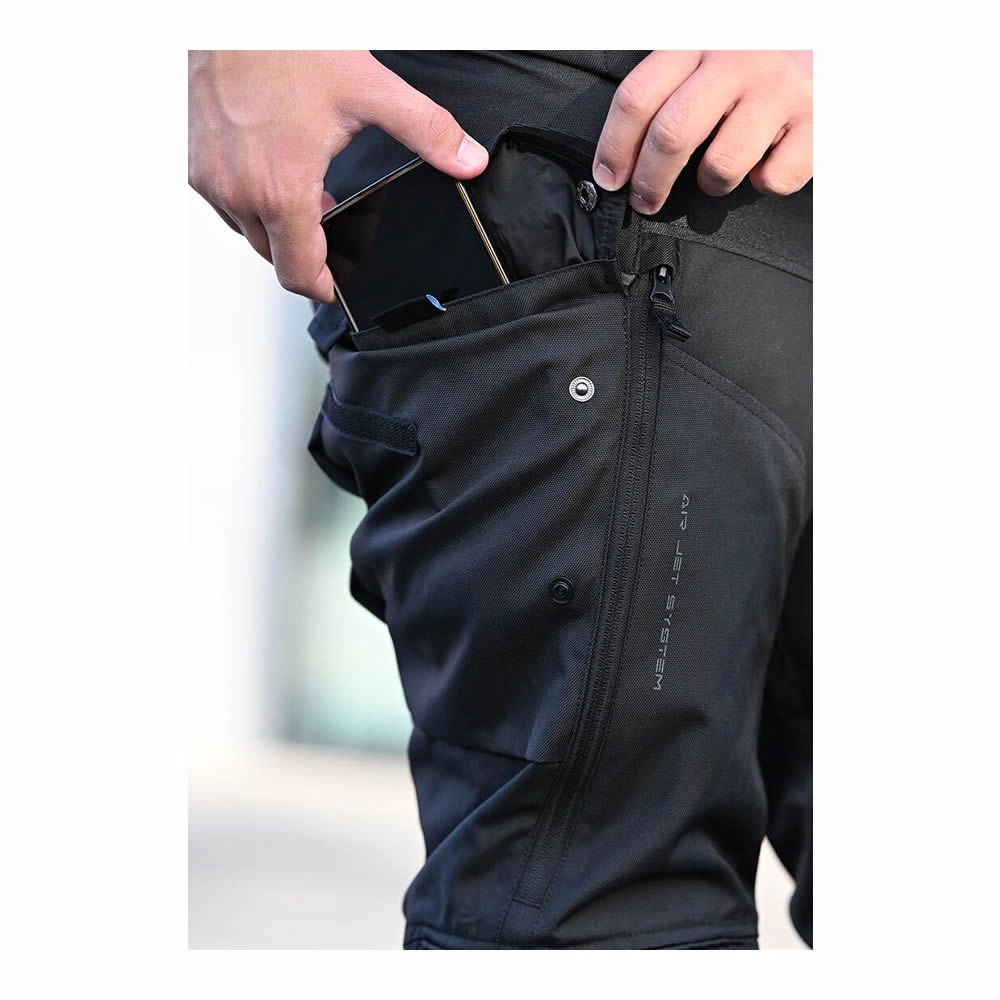 PANTALON LS2 TRAVEL NEGRO GRIS