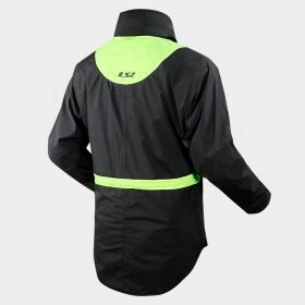 IMPERMEABLE LS2 X-RAIN NEGRO AMARILLO XL-XXL