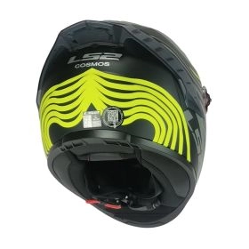 CASCO LS2 FF816 COSMOS BEATS GRIS AMARILLO MATE