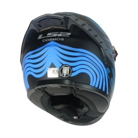 CASCO LS2 FF816 COSMOS BEATS NEGRO AZUL MATE