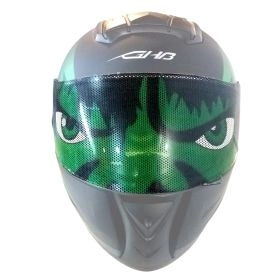 ADHESIVO DECORATIVO AZUL PARA LA MICA DEL CASCO