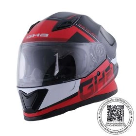 CASCO GHB M-62 TOOL NEGRO ROJO MATE
