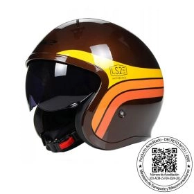CASCO LS2 OF599 SPITFIRE II SUNRISE CAFE