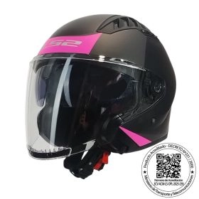 CASCO LS2 OF600 COPTER II URBANE NEGRO MORA MATTE