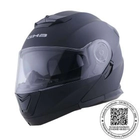 CASCO ABATIBLE GHB 160 MONO NEGRO MATE