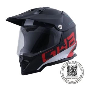 CASCO GHB 819-7 HONDUK NEGRO ROJO MATE