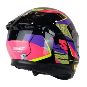 CASCO LS2 FF808 STREAM II ROAD NEGRO ROSA