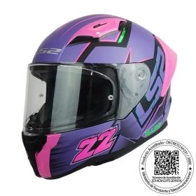 CASCO LS2 FF810 VIGO LIMITS NEGRO MORADO MATE