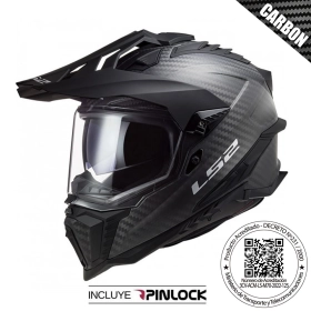 CASCO LS2 MX701 EXPLORER CARBON NEGRO MATE