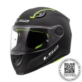 CASCO NIÑO LS2 FF812 KID NEGRO MATTE