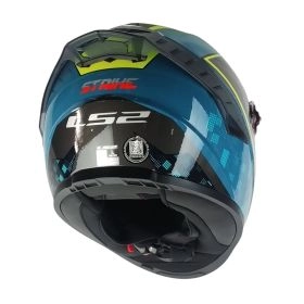 CASCO LS2 FF816 COSMOS STRIKE AZUL AMARILLO