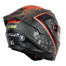 CASCO LS2 FF816 COSMOS STRIKE GRIS ROJO MATE