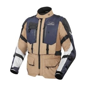 CHAQUETA LS2 BREAKOUT ARENA AZUL GRIS