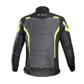 CHAQUETA LS2 WOLF NEGRA GRIS AMARILLA