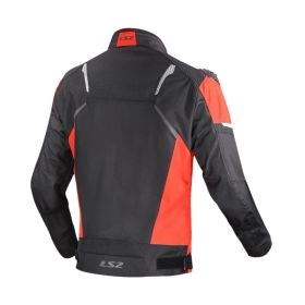 CHAQUETA LS2 ZOOM NEGRA ROJA