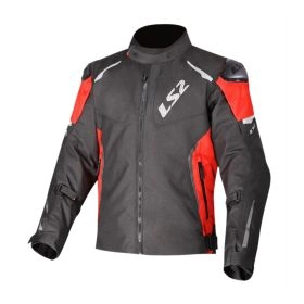 CHAQUETA LS2 ZOOM NEGRA ROJA