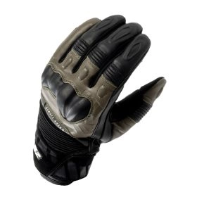 GUANTE LS2 OCTANE CUERO NEGRO VERDE WP