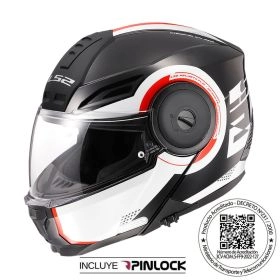 CASCO LS2 FF902 SCOPE II ARCH NEGRO BLANCO ROJO