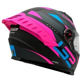 CASCO LS2 FF816 COSMOS MODOK NEGRO ROSA MATE