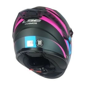 CASCO LS2 FF816 COSMOS MODOK NEGRO ROSA MATE ST