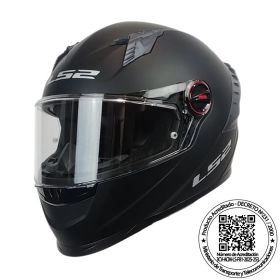 CASCO LS2 FF816 COSMOS NEGRO MATE
