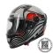 CASCO LS2 FF816 COSMOS BEATS GRIS ROJO