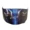ADHESIVO DECORATIVO AZUL PARA LA MICA DEL CASCO