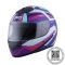 CASCO BLD 878 DOT SPOKE MORADO ROSA VERDE MATE