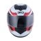 CASCO BLD 878 DOT TRACE BLANCO NEGRO ROJO