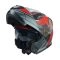 CASCO GHB 160 FAST NEGRO ROJO MATE