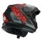 CASCO GHB 160 FAST NEGRO ROJO MATE