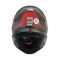 CASCO GHB 160 FAST NEGRO ROJO MATE