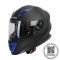 CASCO INTEGRAL GHB M-62 PLAIN NEGRO AZUL MATTE