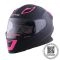 CASCO INTEGRAL GHB M62 PLAIN NEGRO ROSA MATTE