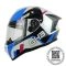 CASCO GHB M-72 ZABAK BLANCO AZUL ROSA