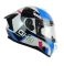 CASCO GHB M-72 ZABAK BLANCO AZUL ROSA
