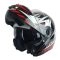CASCO LS2 FF370 EASY EXTENT NEGRO BLANCO ROJO