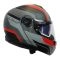 CASCO LS2 FF908 STROBE II MONZA NEGRO GRIS ROJO MATE