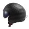 CASCO LS2 OF599 SPITFIRE II FLAG NEGRO MATE