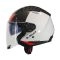 CASCO LS2 OF600 COPTER II URBANE BLANCO ROJO