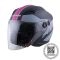 CASCO GHB 708 GLORY NEGRO ROSA MATE